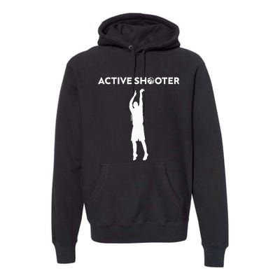 Basketball Player Active Shooter Basketball Lovers Men Women Premium Hoodie