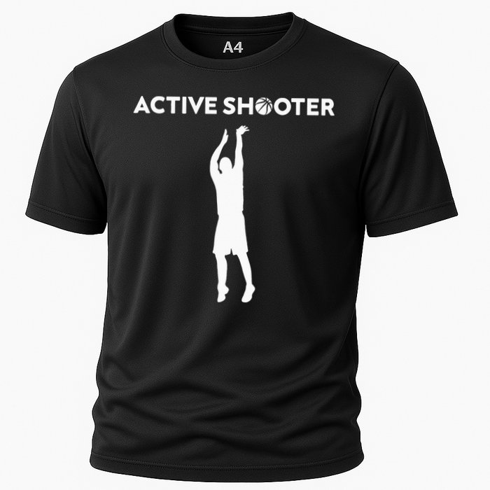Basketball Player Active Shooter Basketball Lovers Cooling Performance Crew T-Shirt