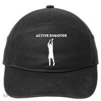 Basketball Player Active Shooter Basketball Lovers 7-Panel Snapback Hat