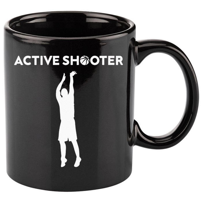 Basketball Player Active Shooter Basketball Lovers 11oz C Handle Ceramic Mug