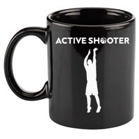 Basketball Player Active Shooter Basketball Lovers 11oz C Handle Ceramic Mug