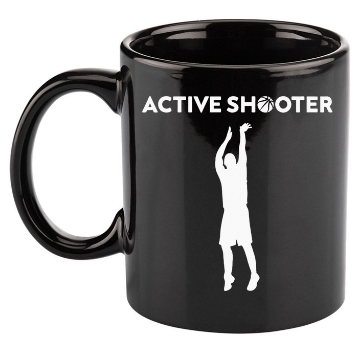 Basketball Player Active Shooter Basketball Lovers 11oz C Handle Ceramic Mug