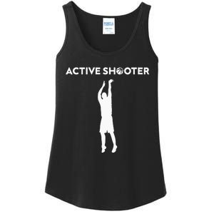 Basketball Player Active Shooter Basketball Lovers Ladies Essential Tank