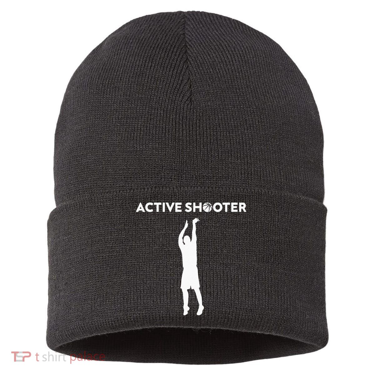 Basketball Player Active Shooter Basketball Lovers Sustainable Knit Beanie