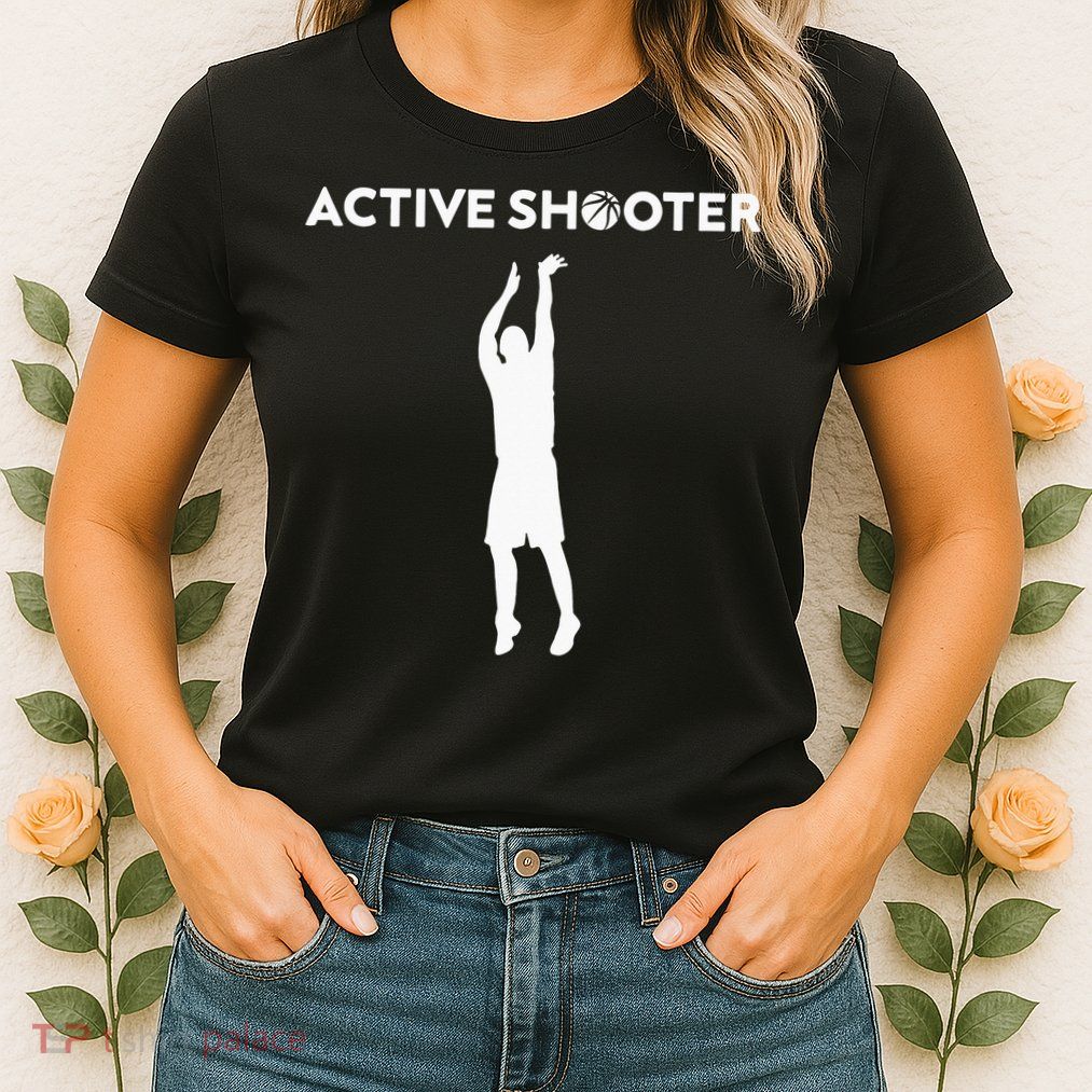 Basketball Player Active Shooter Basketball Lovers Womens T-Shirt