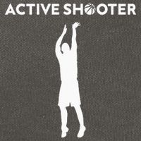 Basketball Player Active Shooter Basketball Lovers Cotton Canvas Backpack