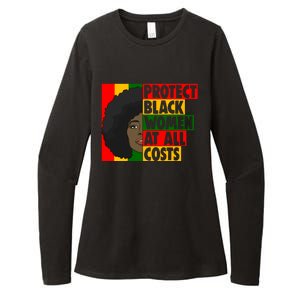 Black Protect At All Cost African American History Gift Womens CVC Long Sleeve Shirt