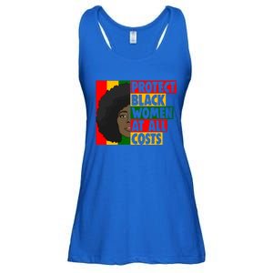 Black Protect At All Cost African American History Gift Ladies Essential Flowy Tank