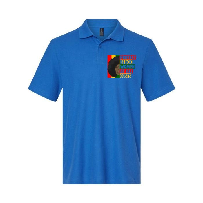 Black Protect At All Cost African American History Gift Softstyle Adult Sport Polo