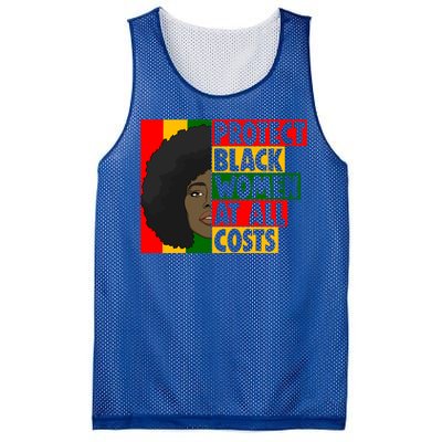 Black Protect At All Cost African American History Gift Mesh Reversible Basketball Jersey Tank