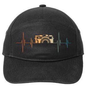 Best Photography Art For Women Camera Lover Photographer 7-Panel Snapback Hat