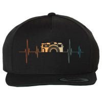 Best Photography Art For Women Camera Lover Photographer Wool Snapback Cap