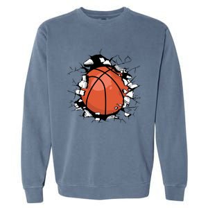 Basketball Player Basketball Team Sport Baller Bball Player Gift Garment-Dyed Sweatshirt