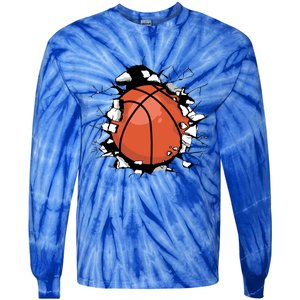 Basketball Player Basketball Team Sport Baller Bball Player Gift Tie-Dye Long Sleeve Shirt