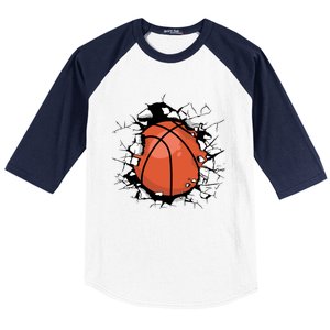 Basketball Player Basketball Team Sport Baller Bball Player Gift Baseball Sleeve Shirt