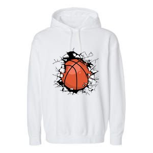 Basketball Player Basketball Team Sport Baller Bball Player Gift Garment-Dyed Fleece Hoodie