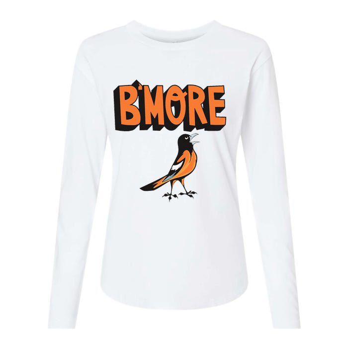 Baltimore Pride Bmore Maryland Md Womens Cotton Relaxed Long Sleeve T-Shirt