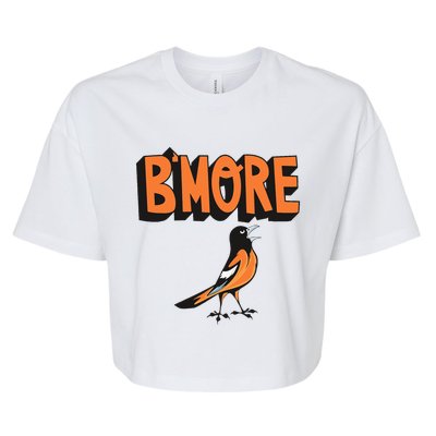 Baltimore Pride Bmore Maryland Md Bella+Canvas Jersey Crop Tee