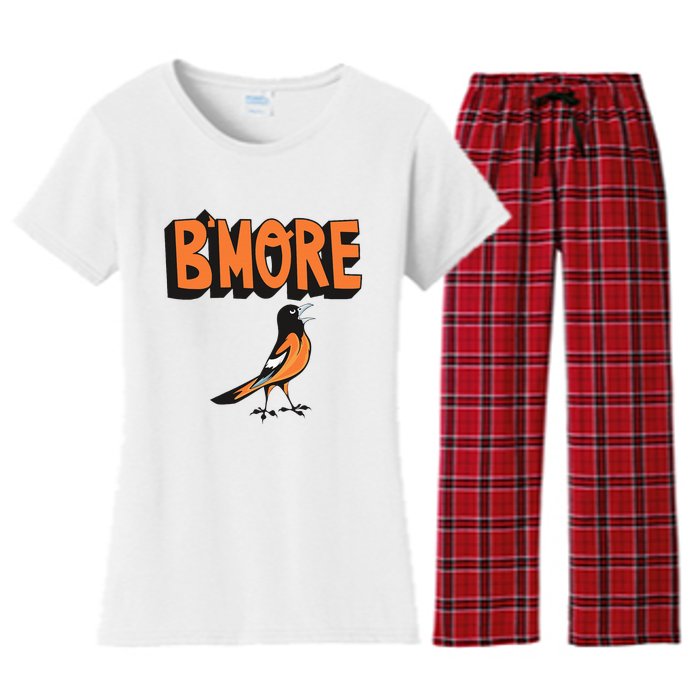 Baltimore Pride Bmore Maryland Md Women's Flannel Pajama Set