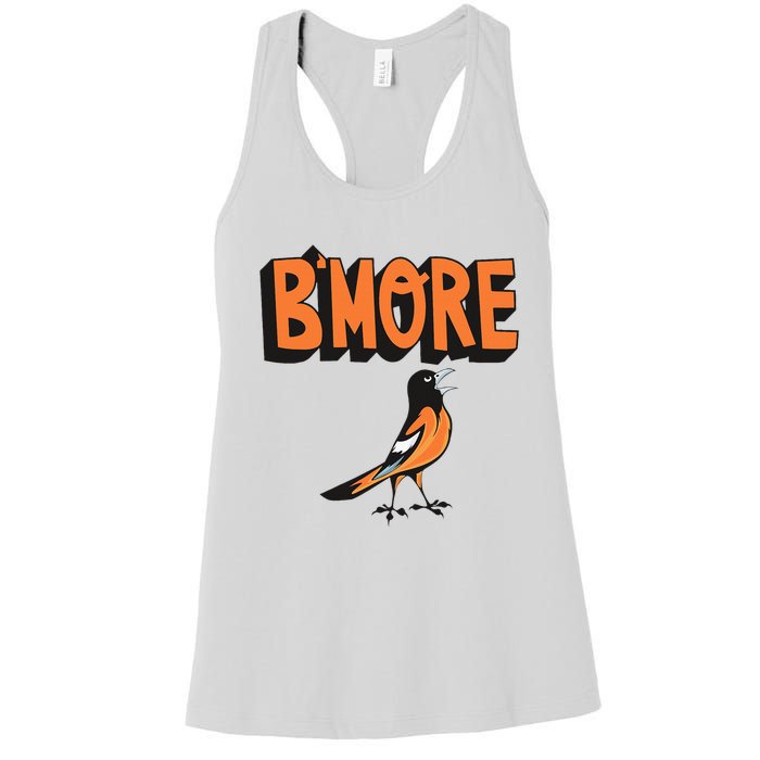 Baltimore Pride Bmore Maryland Md Women's Racerback Tank