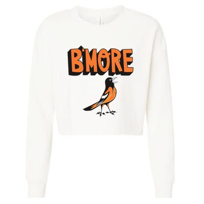 Baltimore Pride Bmore Maryland Md Cropped Pullover Crew