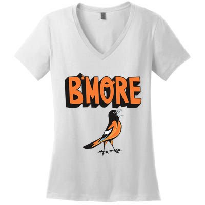 Baltimore Pride Bmore Maryland Md Women's V-Neck T-Shirt