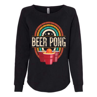 Beer Pong Beer Lovers Beer Pong Meaningful Gift Womens California Wash Sweatshirt