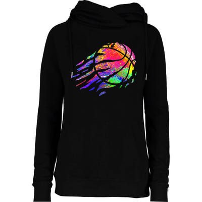 Basketball Player Bball Coach Fan Baller Sports Womens Funnel Neck Pullover Hood