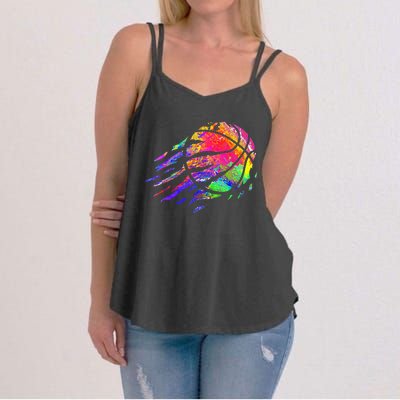 Basketball Player Bball Coach Fan Baller Sports Women's Strappy Tank