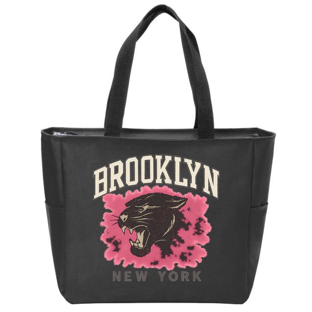 Brooklyn Panther Zip Tote Bag