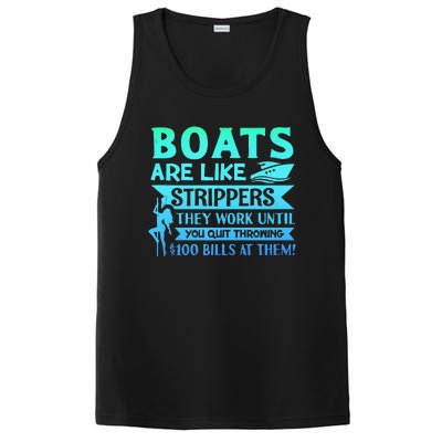 Boats Pun Boats Are Like Strippers Boat Owner PosiCharge Competitor Tank