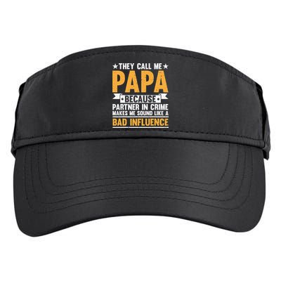 Best Papa By Par Father's Day Golf Gift Grandpa Adult Drive Performance Visor