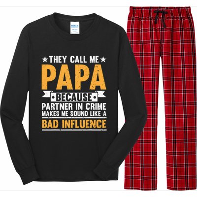 Best Papa By Par Father's Day Golf Gift Grandpa Long Sleeve Pajama Set