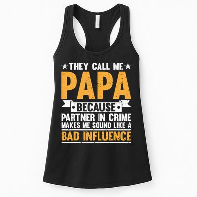 Best Papa By Par Father's Day Golf Gift Grandpa Womens Tank Top