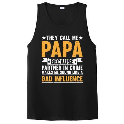 Best Papa By Par Father's Day Golf Gift Grandpa PosiCharge Competitor Tank