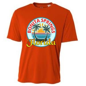 Beach Please Bonita Springs Florida Beach Spring Break Gift Cooling Performance Crew T-Shirt