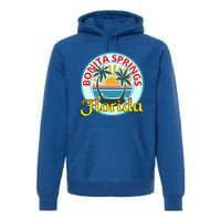 Beach Please Bonita Springs Florida Beach Spring Break Gift Premium Hoodie