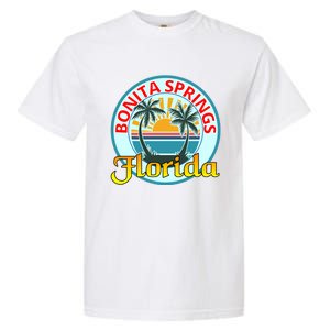 Beach Please Bonita Springs Florida Beach Spring Break Gift Garment-Dyed Heavyweight T-Shirt