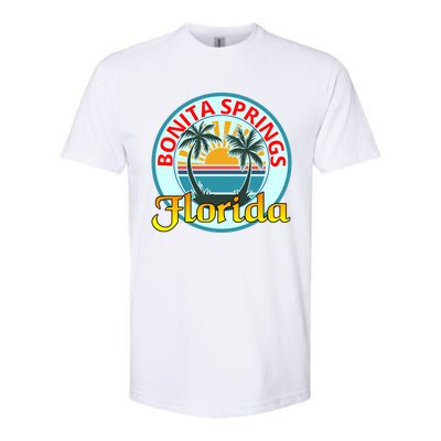 Beach Please Bonita Springs Florida Beach Spring Break Gift Softstyle CVC T-Shirt