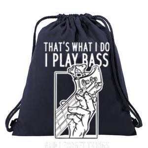 Bass Player Bass Guitar Drawstring Bag