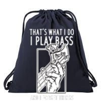 Bass Player Bass Guitar Drawstring Bag