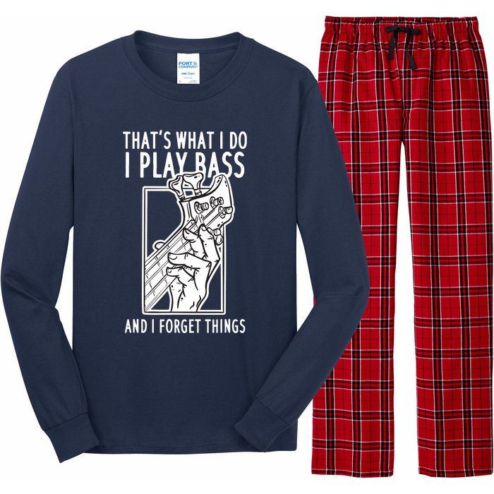 Bass Player Bass Guitar Long Sleeve Pajama Set