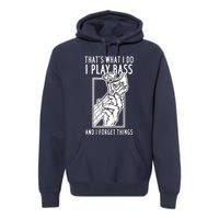 Bass Player Bass Guitar Premium Hoodie