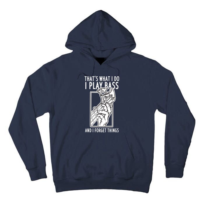 Bass Player Bass Guitar Tall Hoodie