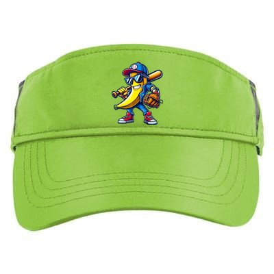 Banana Playing Baseball Fruit Lover Baseball Adult Drive Performance Visor