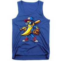 Banana Playing Baseball Fruit Lover Baseball Tank Top