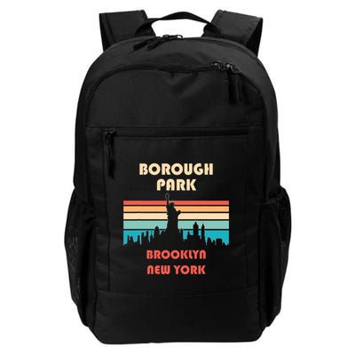 Borough Park Brooklyn New York Retro Vintage Backpack