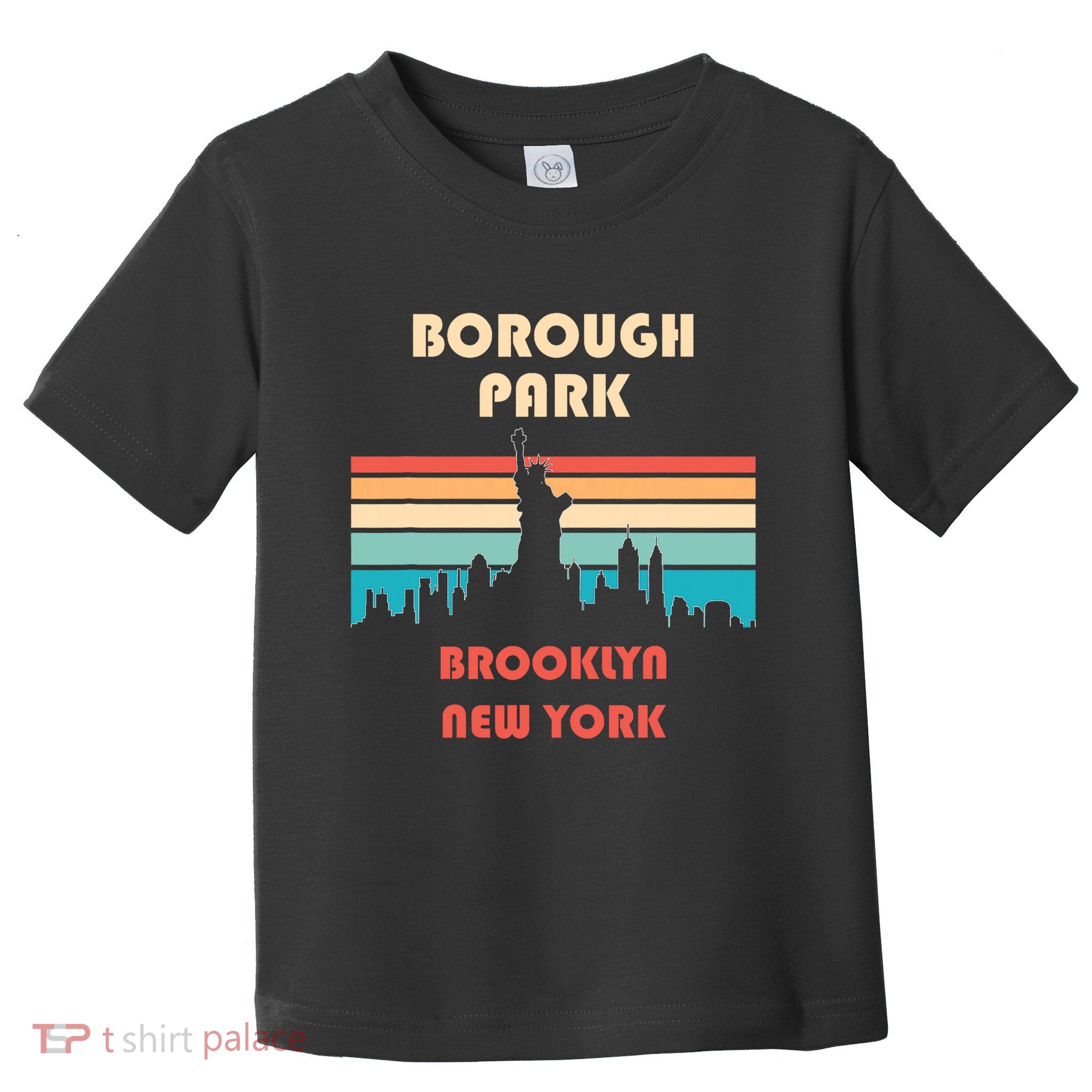 Borough Park Brooklyn New York Retro Vintage Toddler T-Shirt
