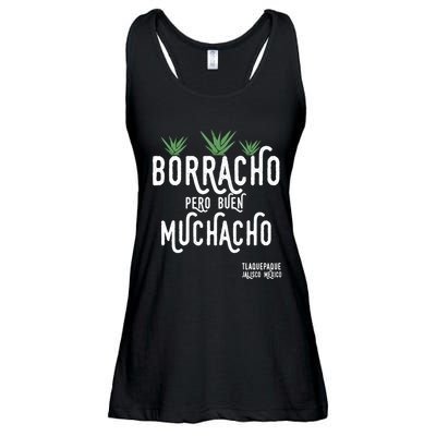 Borracho Pero Buen Muchacho Mexico Saying Ladies Essential Flowy Tank
