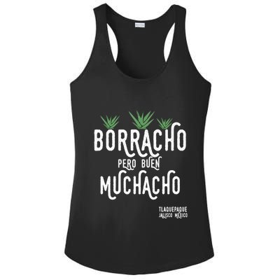Borracho Pero Buen Muchacho Mexico Saying Ladies PosiCharge Competitor Racerback Tank